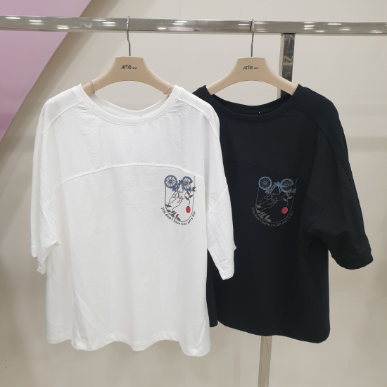 핸드라운드 티셔츠 DRBCWT930YS
