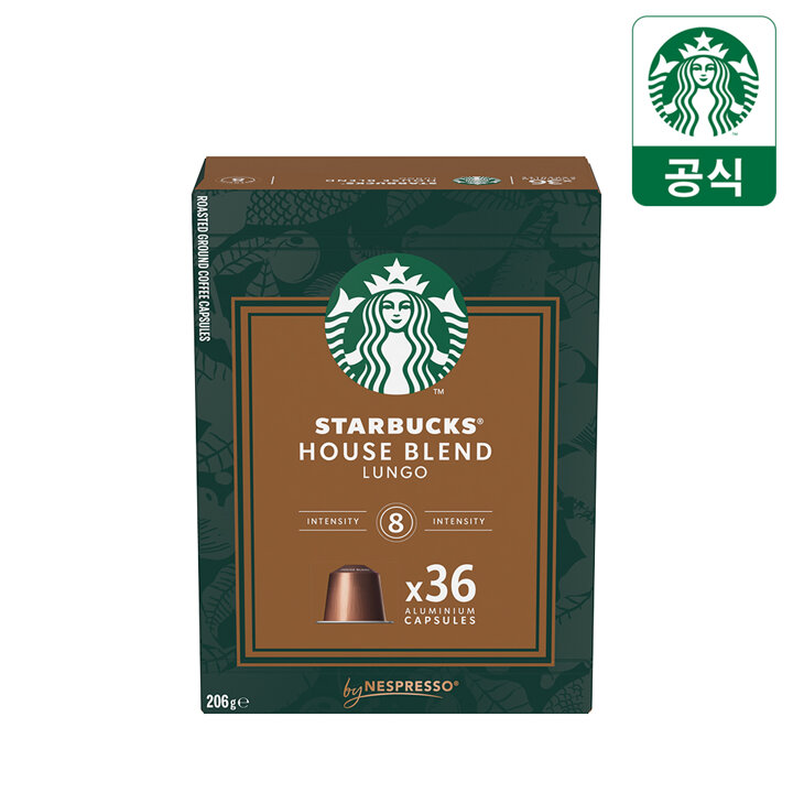 [무배+5만원이상 랜덤굿즈]스타벅스 캡슐커피 by 네스프레소 36P 