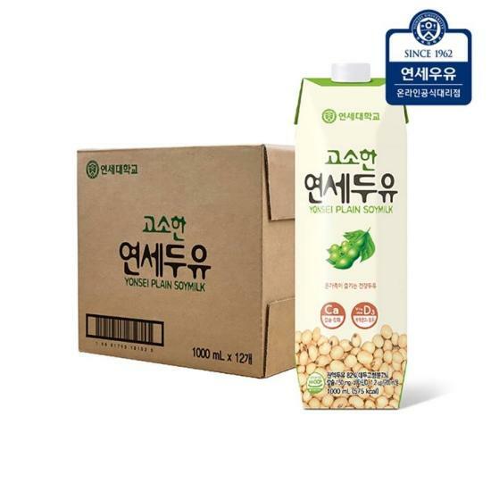 [연세우유] 연세 고소한 두유 1L (12팩)