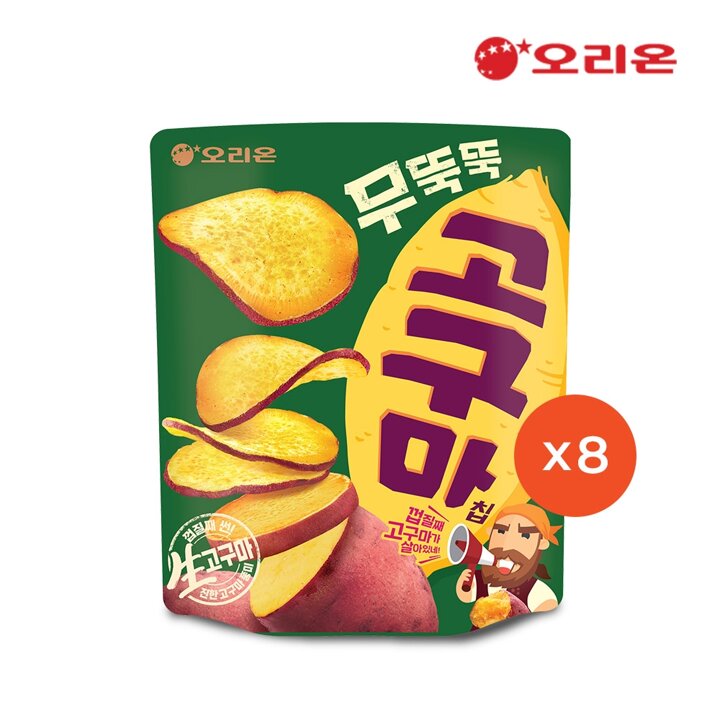 오리온 무뚝뚝 고구마칩 (56g) x 8개