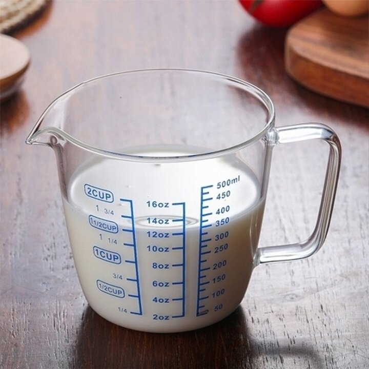 유리 계량컵(500ml)/이유식 베이킹 눈금컵10819898588404
