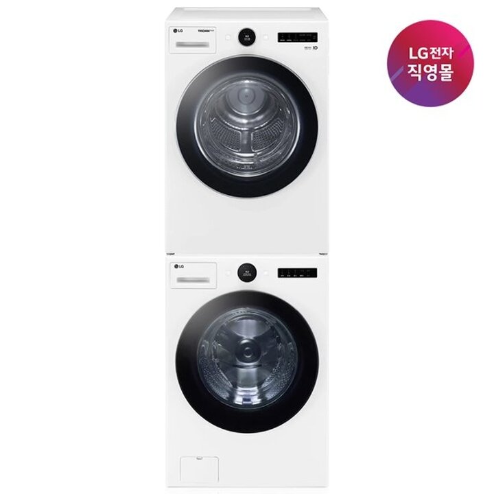 [LG전자 직영] LG 트롬 세트모델 FX25IF+RD20WNA (드럼세탁기+건조기)