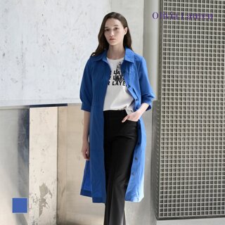 [올리비아로렌] 셔츠형 롱 원피스_VOCOA5F7101