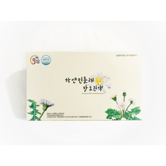(신세계마산점)토종 양구 하얀민들레 유산균  발효진액  80ml  30포