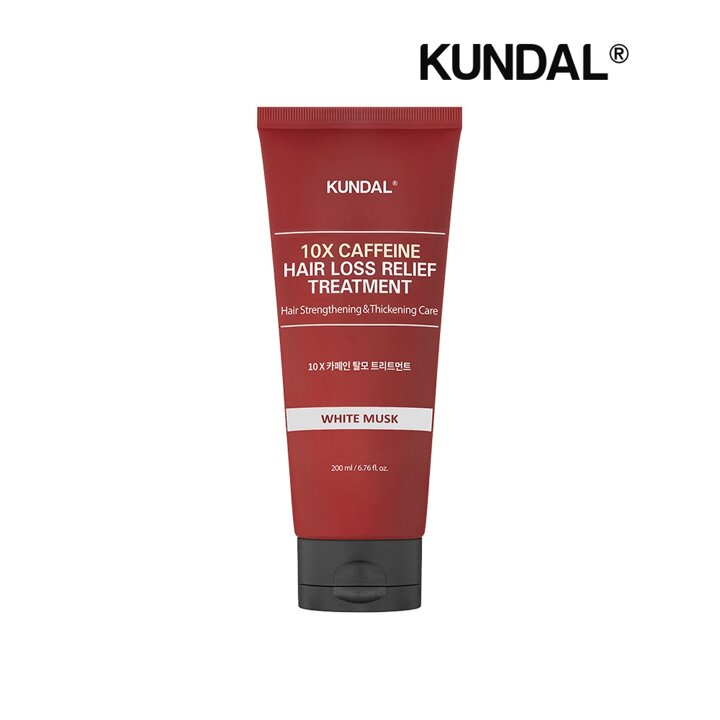 쿤달 카페인 탈모 트리트먼트 화이트머스크 200ml x1개