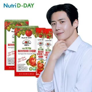 뉴트리디데이 리얼 100 NFC 착즙 유기농 올리브토마토 스틱 올토샷 x 2개 총28포