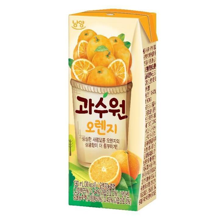 과수원 오렌지 190ml x 48개(2박스)