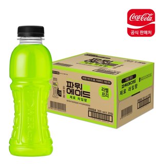 [본사직영] 파워 제로 라임향 무라벨 355PET X20