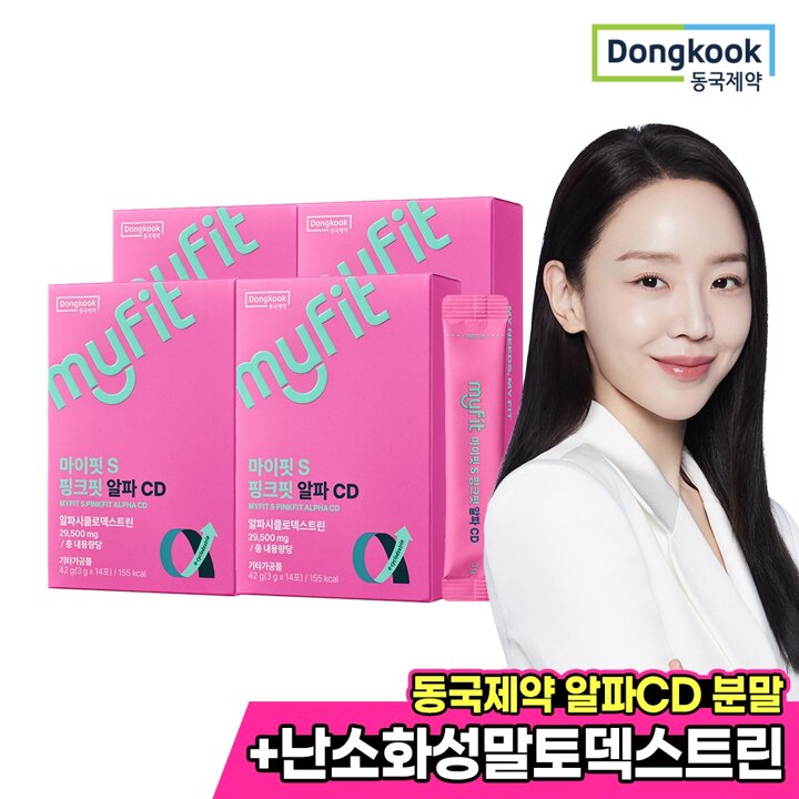 [동국제약] 마이핏 핑크핏 알파CD 분말 14개입 4박스