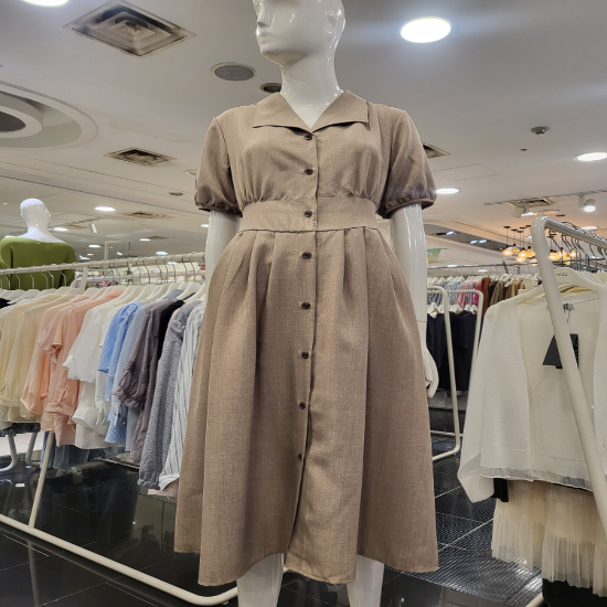 에이비에프지  카라 벨티드 롱 원피스 32a2zo