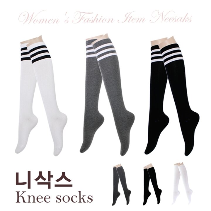 니삭스 요가 필라테스 헬스양말 골프양말 삼선니삭스