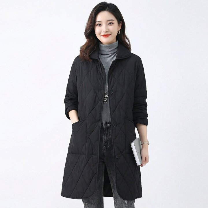 KARRA 롱라운드카라누빔패딩_A3F18284