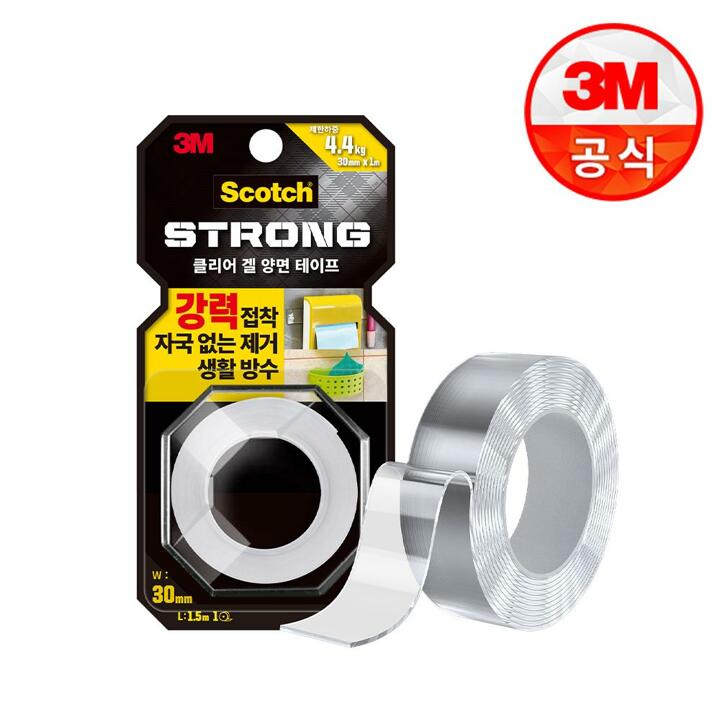 3M 스카치 클리어겔 양면테이프 30mmx1.5m