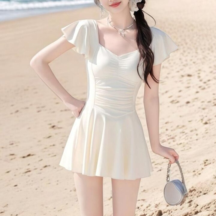 HESW7107셔링하트넥원피스수영복여성용예쁜스윔웨어