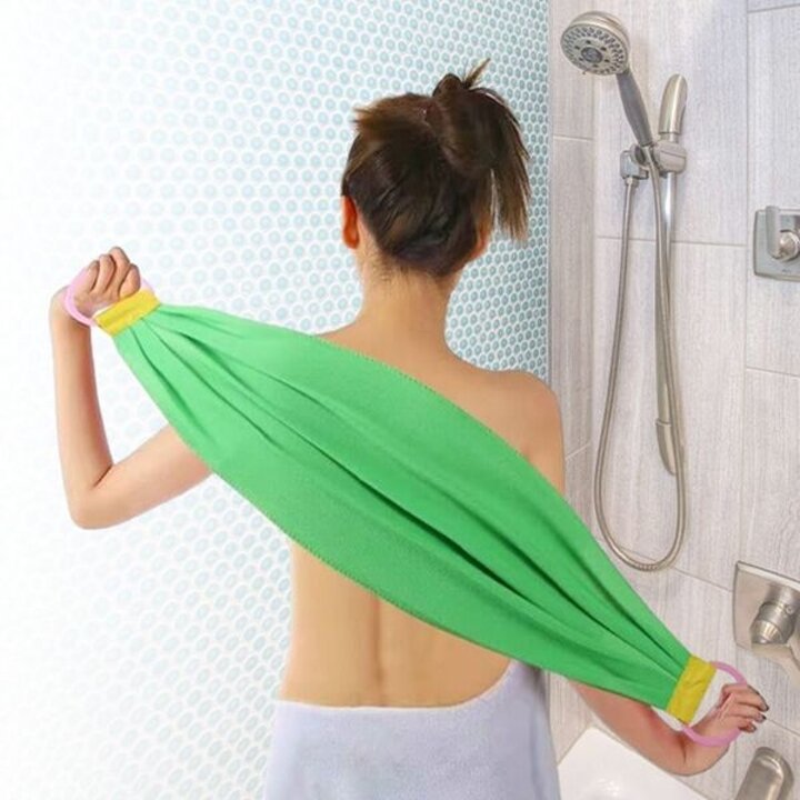 고리형 샤워타월 등때밀이 이태리 타월 목욕 때수건