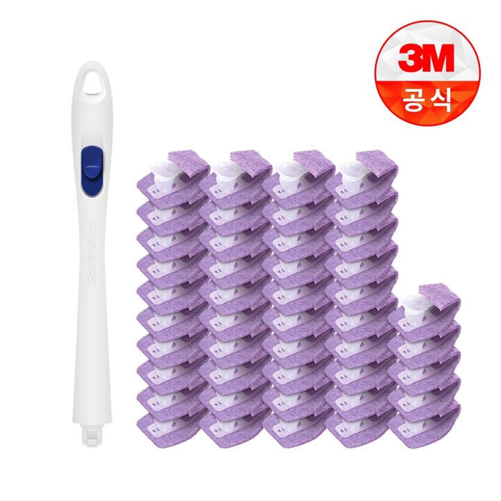 [3M]울트라클린 변기청소용 크린스틱 핸들+리필 45개