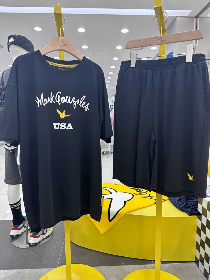 엔젤 USA 반팔 셋업-블랙IC