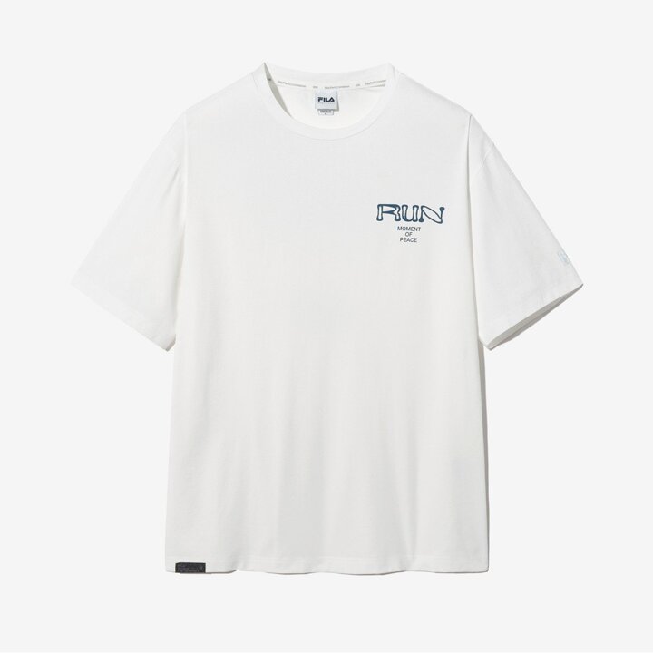 (광주신세계)[FILA] 쿨링 PCM 프린트 소로나 오버핏 반팔티 (FS2RSH2212X OWH)