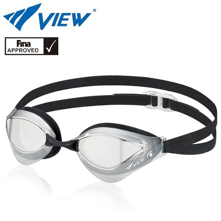 뷰 FINA인증 수경 미러렌즈 일본 V230ASAMC