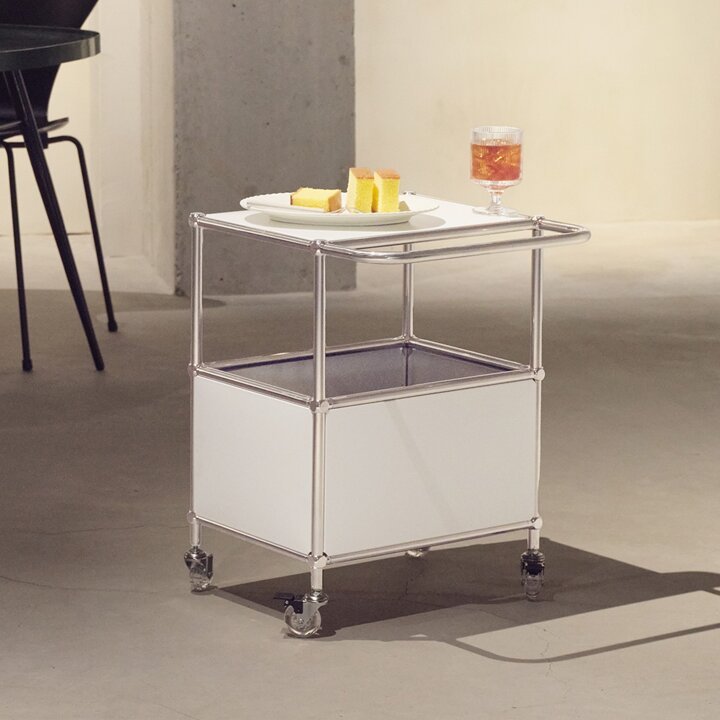 동서가구 네로 2단 철제 수납형 트롤리 DF927306