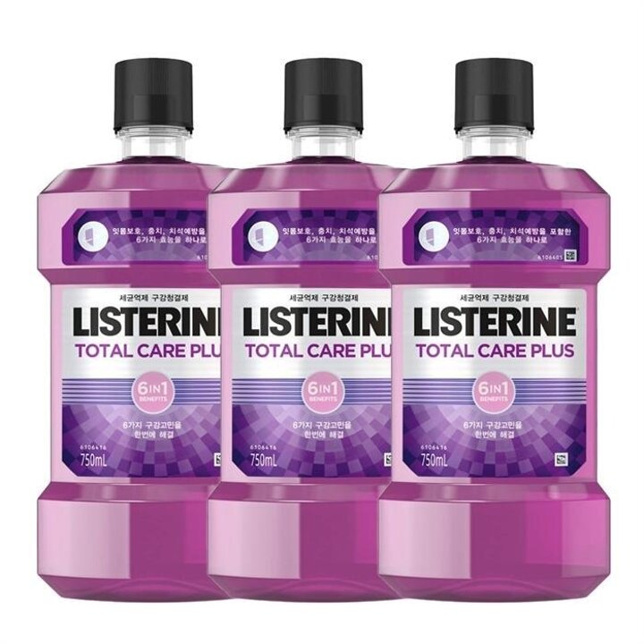 리스테린토탈케어플러스가글750ml3개