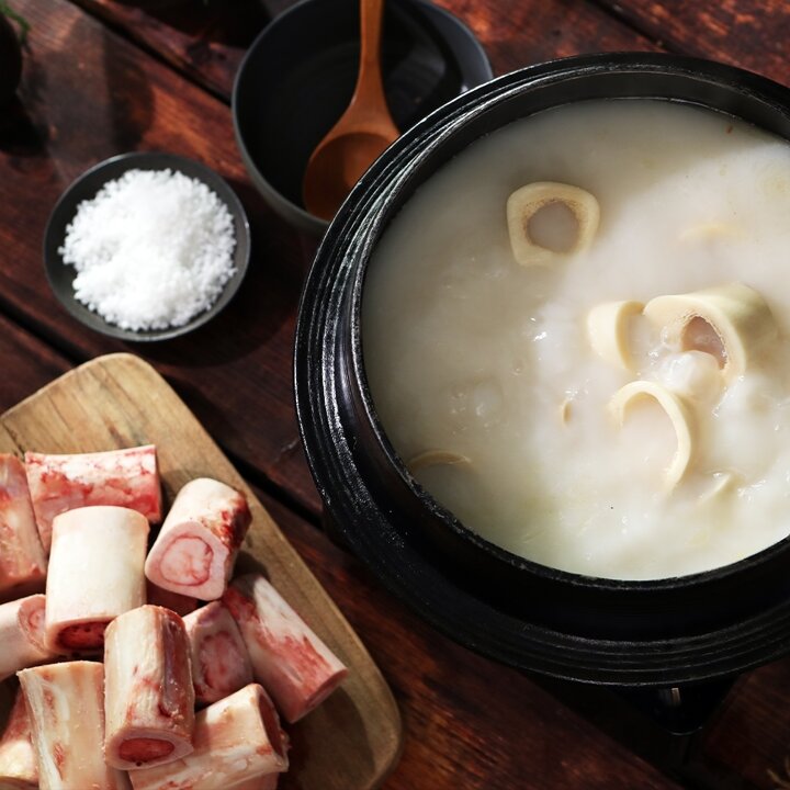 I[정마을] 국내산 한우 사골곰탕 500g x 15팩, 실온보관 무첨가물 아기곰탕 키토식