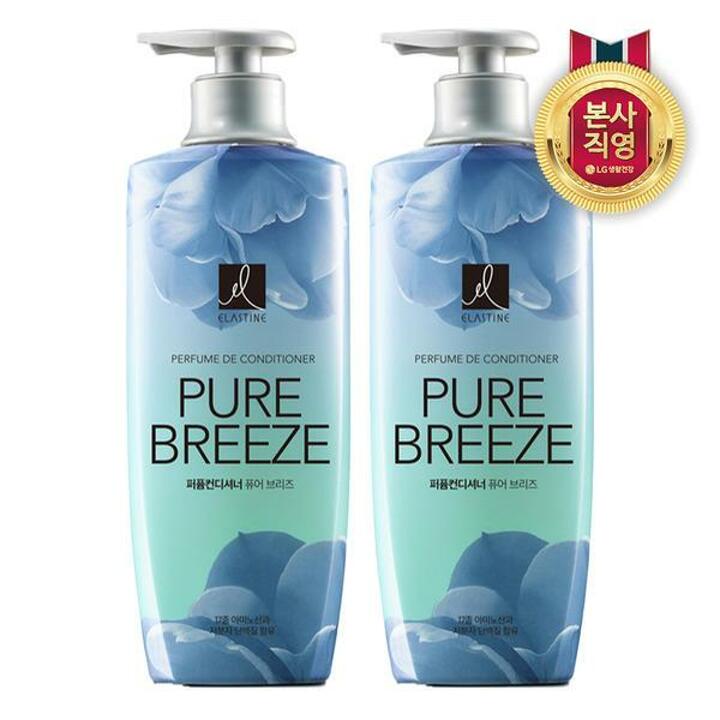 엘라스틴 퍼퓸 퓨어브리즈 컨디셔너 600ml x 2개 