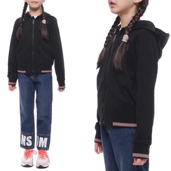 [버버리] 22FW 모노그램 모티프 후드 집업 (8053646 BLACK 22F)