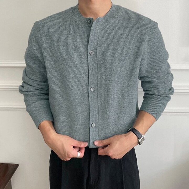 데일리 남성 캐주얼 디자인 봄가을 가디건 IS-JK17