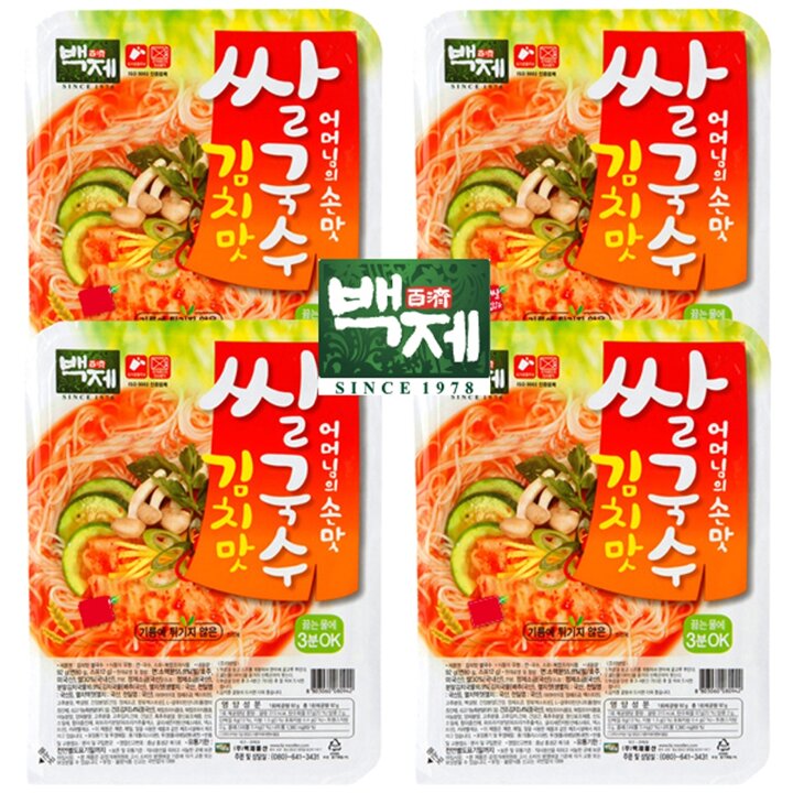 백제 즉석 쌀국수 김치맛 30개/컵라면