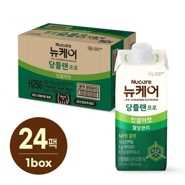 [내일도착]뉴케어 당플랜 프로 인절미맛 (230mlx24팩), 1박스