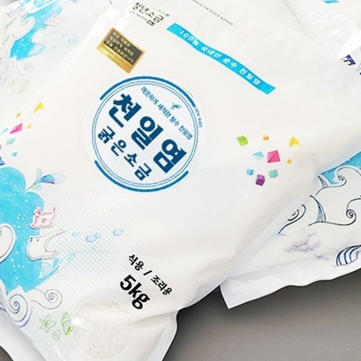 간수뺀 탈수 신안 천일염 굵은소금 5kg19071490588515