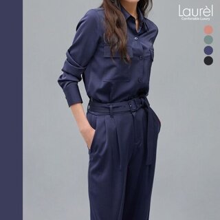 라우렐 사틴 셋업 2PCS (셔츠1종+팬츠1종)