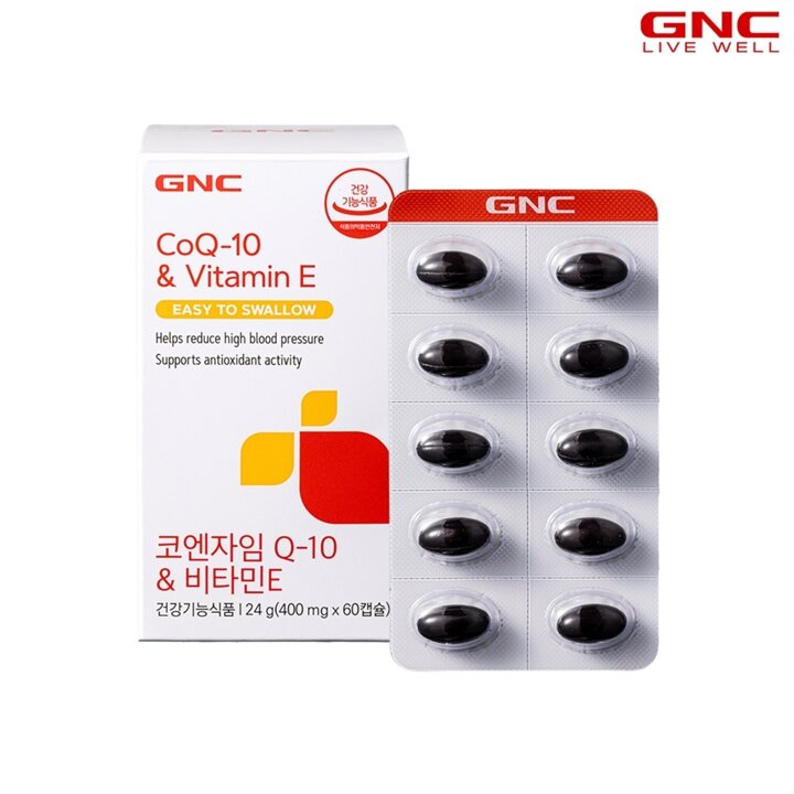 [GNC] 코엔자임큐텐 비타민E (60캡슐) 60일분_1002255