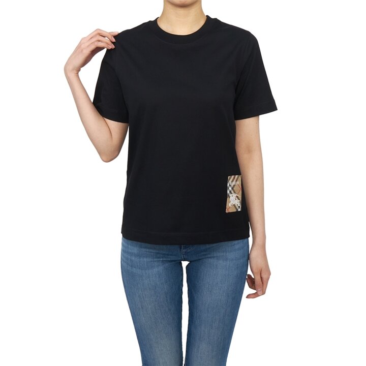 버버리 체크 여성 반팔티셔츠 WW FOR 8104883 A1189
