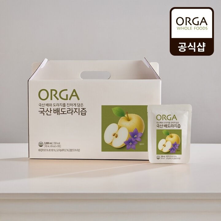 [올가] 국산 배도라지즙 (100mlX30포)