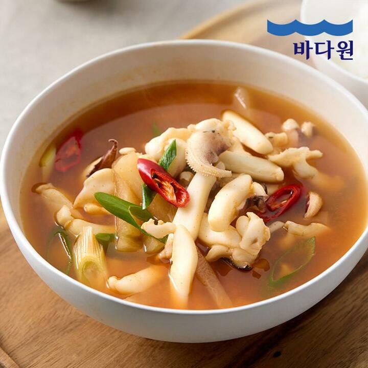 [바다원] 국내산 손질 갑오징어 165g x 10팩