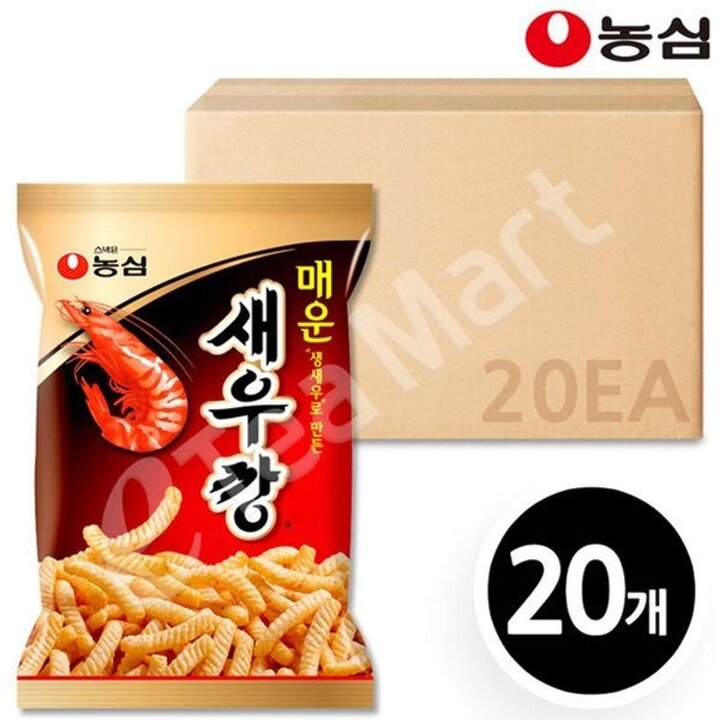 농심 매운새우깡 90g x 20입[34055117]