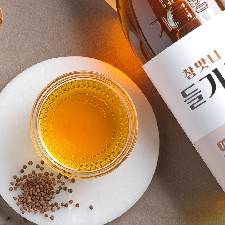 [참맛나] 저온압착 통들깨 들기름 350ml x 2병