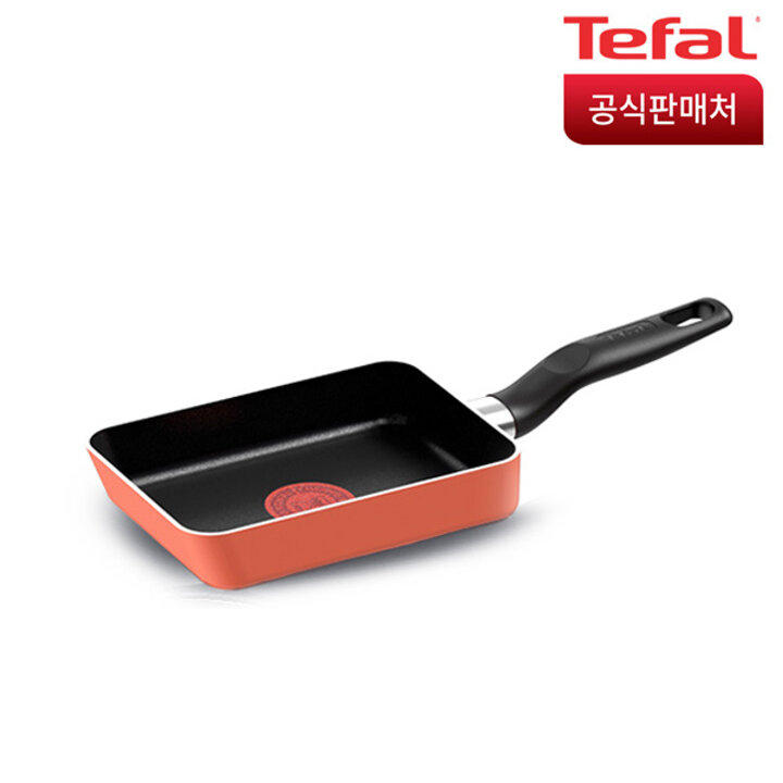 테팔 티타늄1X 뉴인조이 미니 에그팬 12x18cm(코랄)