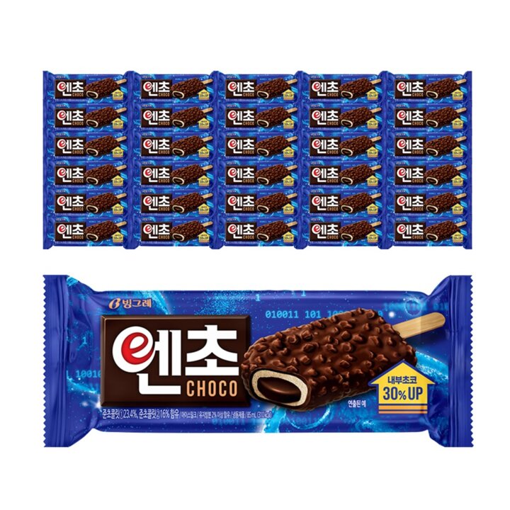 빙그레 엔초 30개 바 아이스크림