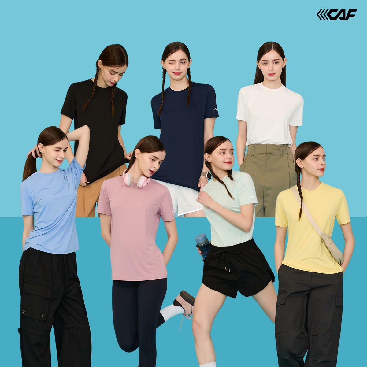 26SS 르까프 여성 데일리 쿨 라운드 반팔 티셔츠 7종