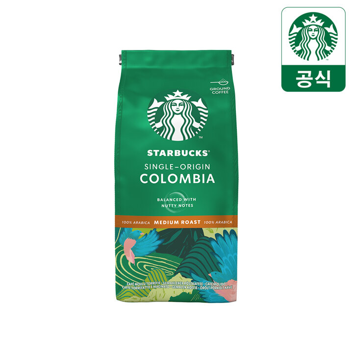  스타벅스 싱글 오리진 콜롬비아 분쇄원두 200g