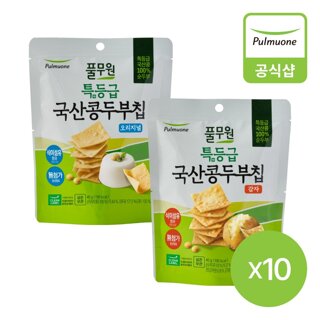 풀무원 특등급 국산콩 두부칩 40gX10개(오리지널, 감자)