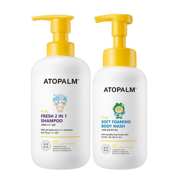 아토팜 키즈 프레쉬 2in1 샴푸 460ml+키즈 포밍 바디워시 460ml