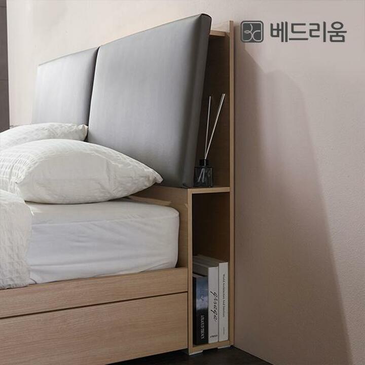 [베드리움] 블링 LED 퀸 서랍침대-유로탑 매트리스
