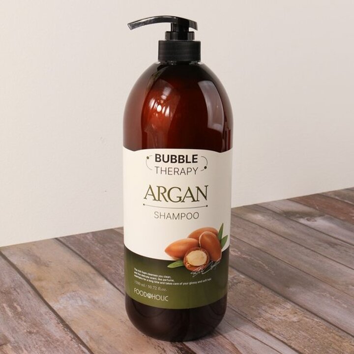 푸드어홀릭 버블 테라피 아르간 샴푸 1500ml/대용량