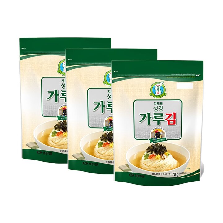 [성경김본사] 재래 김가루 70g x 3봉