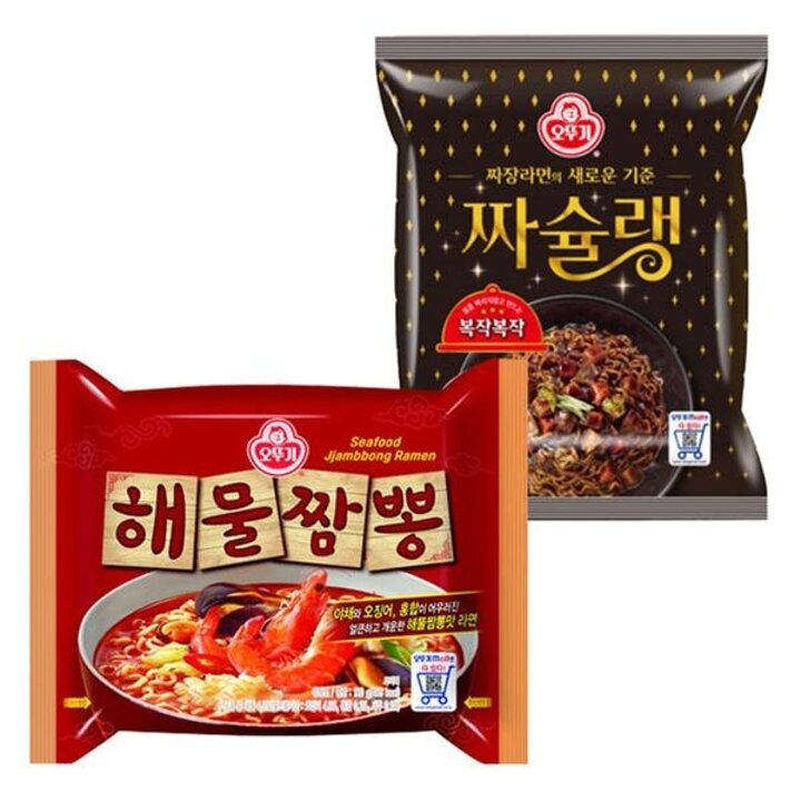 짬짜면 해물짬뽕 5입 + 짜슐랭 5입[32132930]