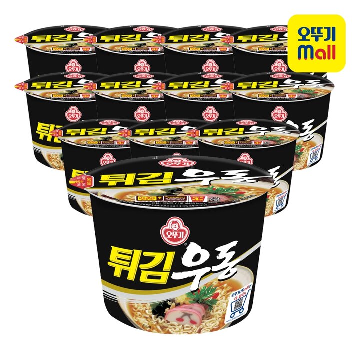 [본사직영] 오뚜기 튀김우동 용기 110g 12개